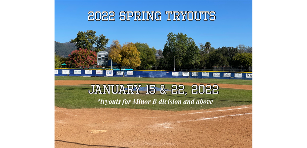 2022 Spring Tryout Dates