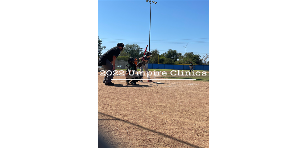 Umpire Clinics - January 29 & February 20